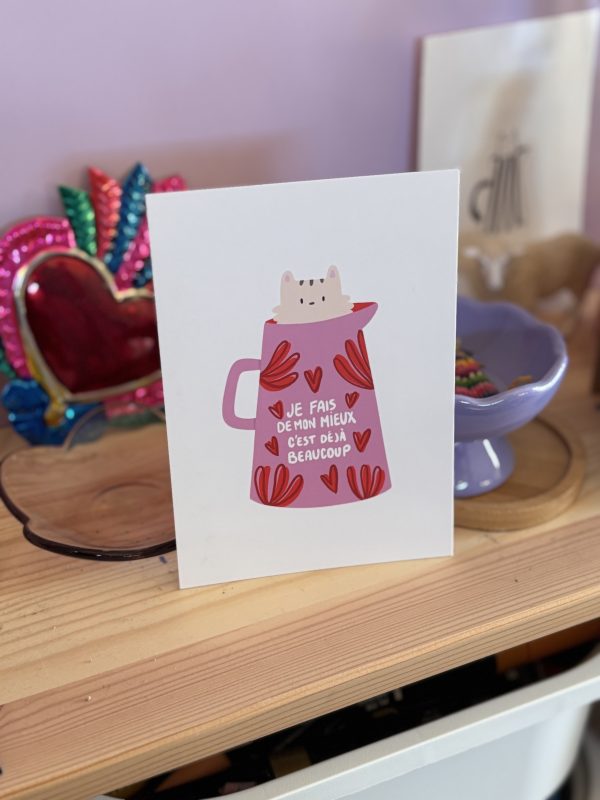 Carte "Je fais de mon mieux"