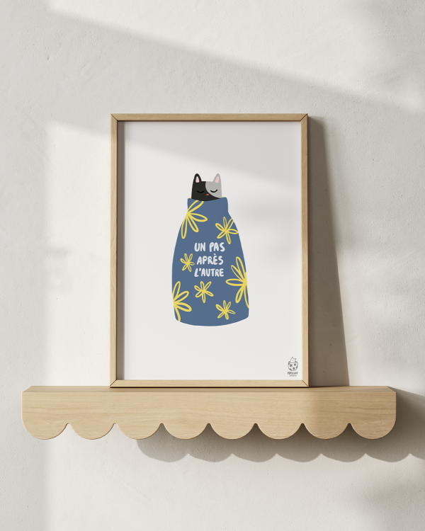 Affiche "Un pas après l'autre"